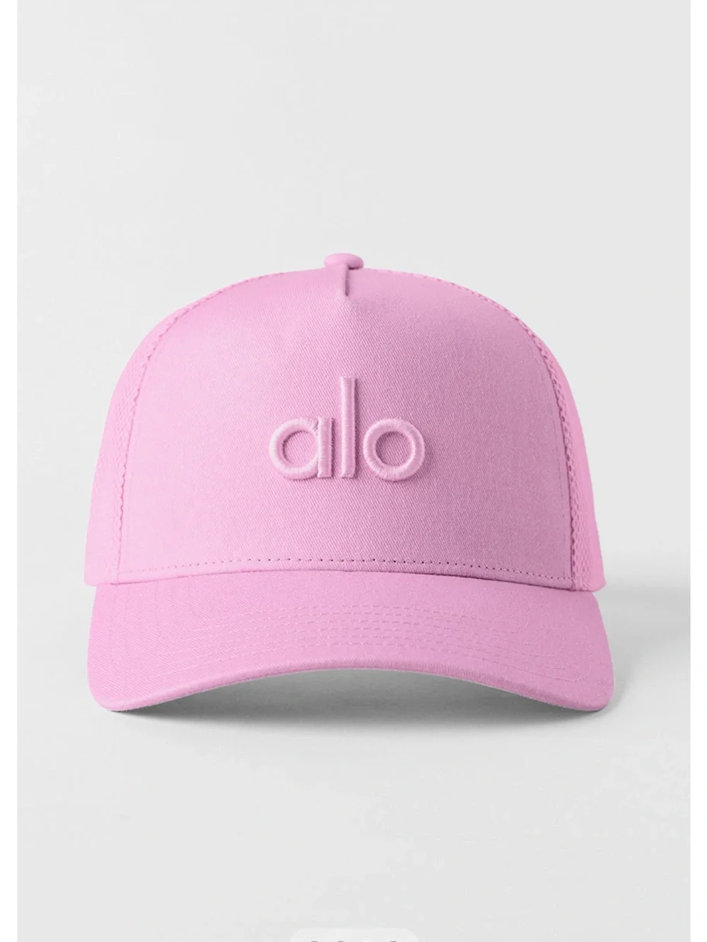 ALO Yoga District Trucker Hat – Candy Heart Pink